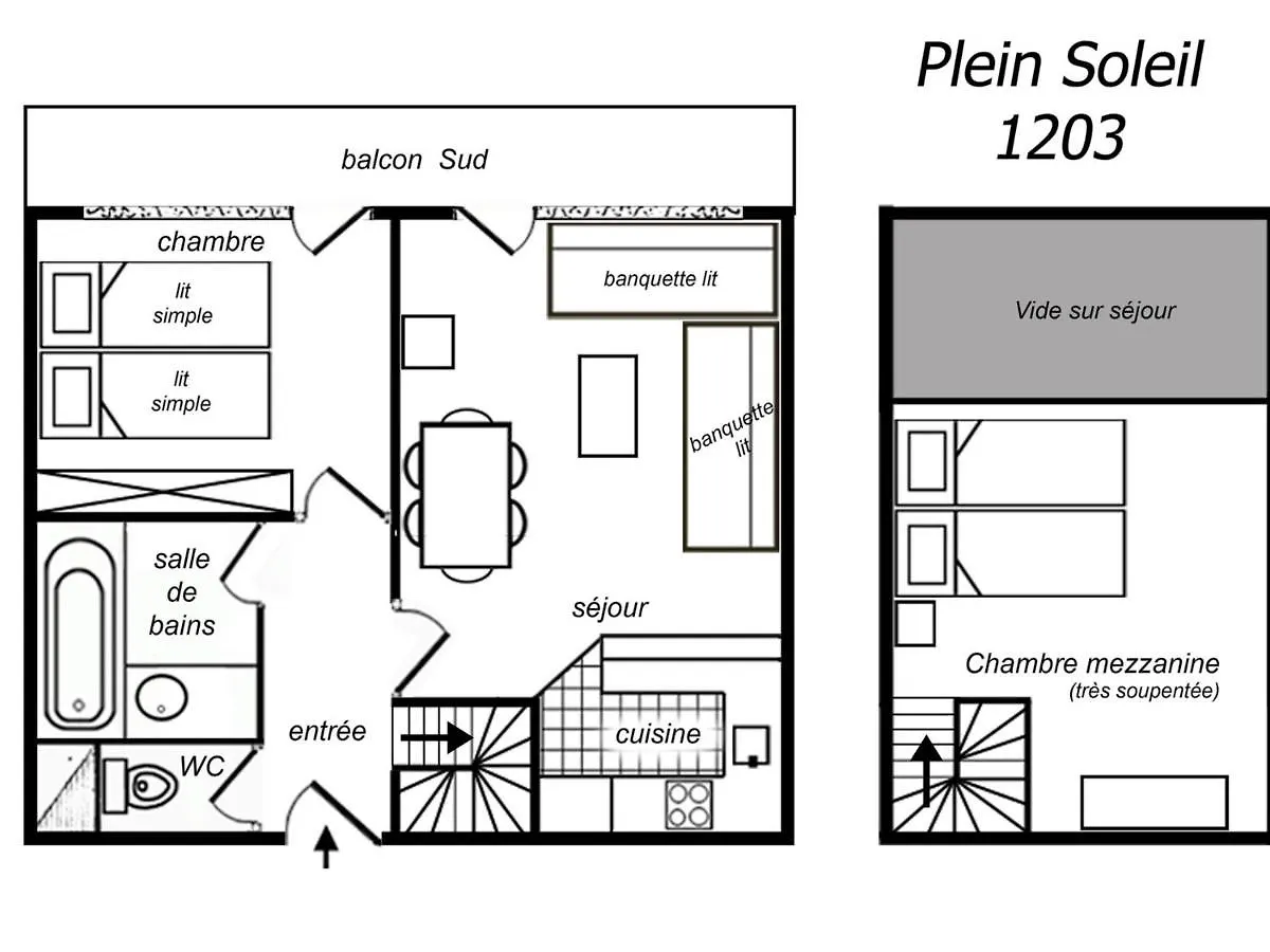 Charmant Appart 2 Pieces Avec Mezzanine, Balcon Sud, Proche Pistes - 6 Pers - Fr-1-182-154 Méribel 0*,